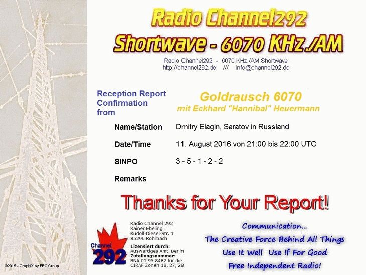 160811 QSL Dmitry Elagin Russland