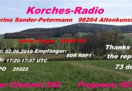 e-QSL Korches Radio Германия Июнь 2019 года